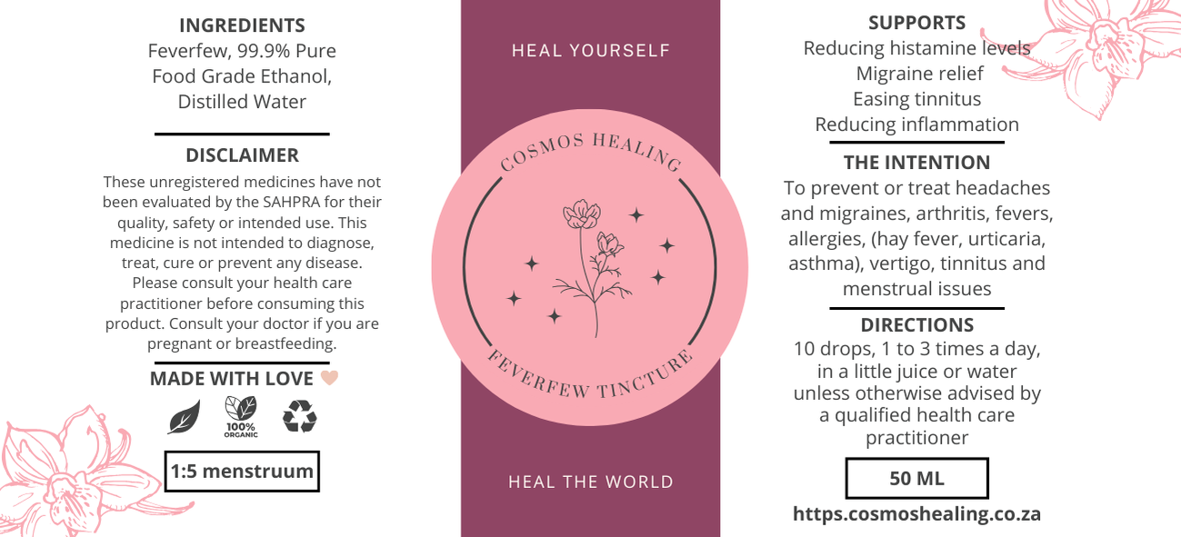 Cosmos Healing Feverfew Tincture 50ml