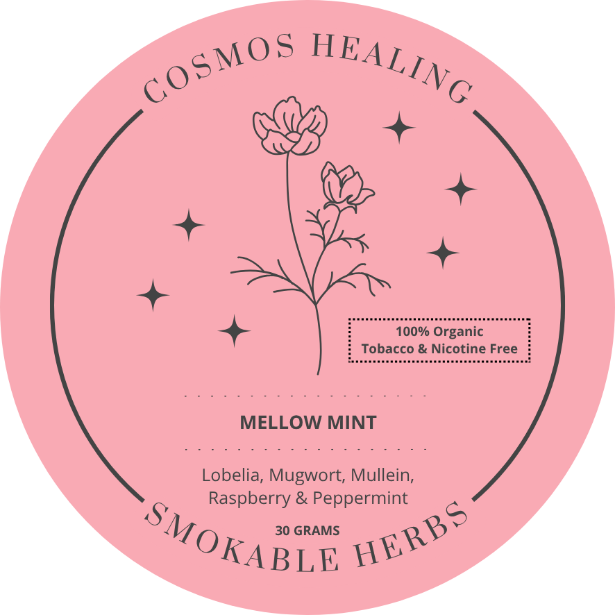 Cosmos Healing Smokable Blend | Mellow Mint | 30g