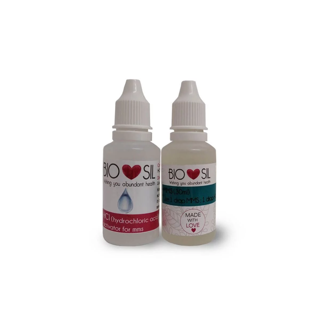BioSil Chlorine Dioxide / Miracle Mineral Solution (MMS & HCI Duo)
