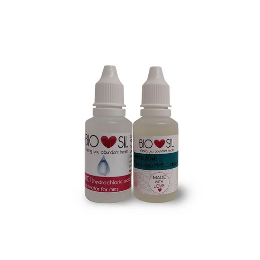 BioSil Chlorine Dioxide / Miracle Mineral Solution (MMS & HCI Duo)
