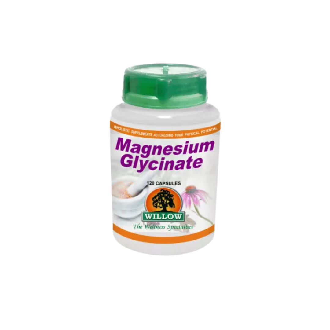 Willow Magnesium Glycinate 500mg 120 Capsules