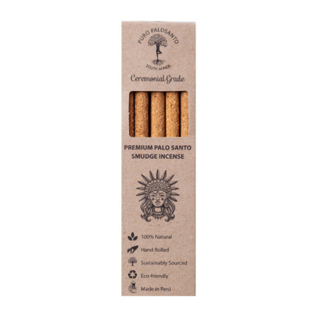 Puro Palo Santo Handmade Smudge Incense Sticks (Pack of 5)