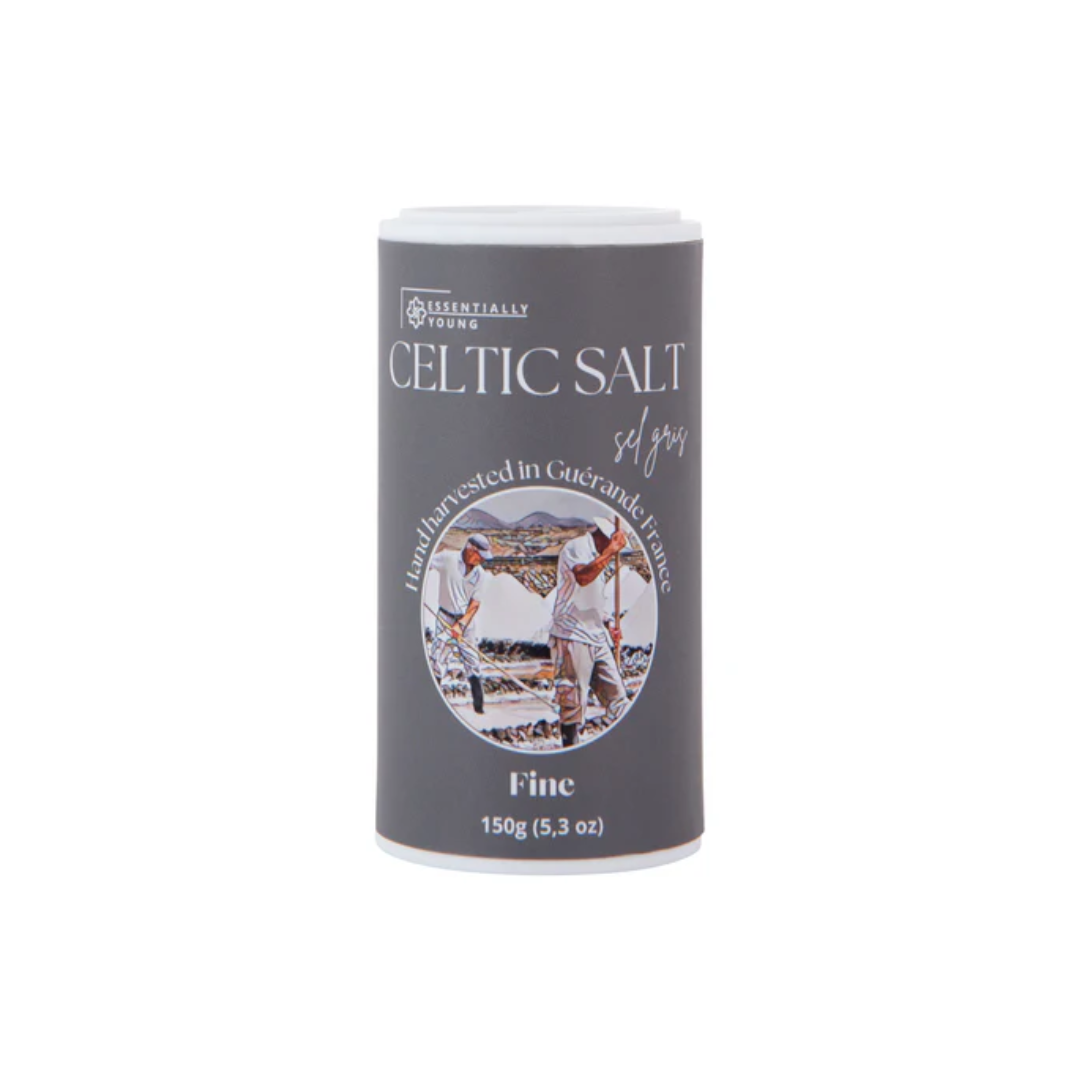 Essentially Young Celtic Sea Salt FINE 150g Shaker