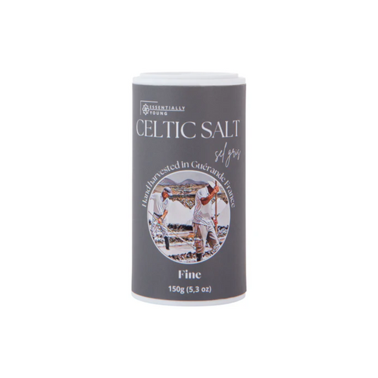Essentially Young Celtic Sea Salt FINE 150g Shaker