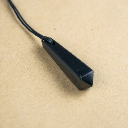 Shungite Pendulum Pendant Necklace | EMF Protection