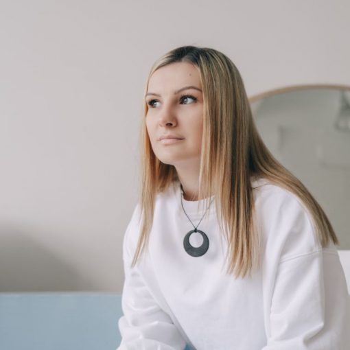 Shungite Double Circle Necklace | EMF Protection