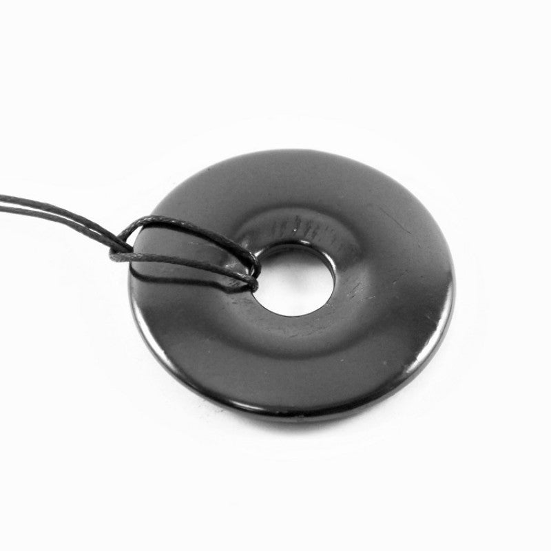 Shungite Doughnut Necklace | EMF Protection