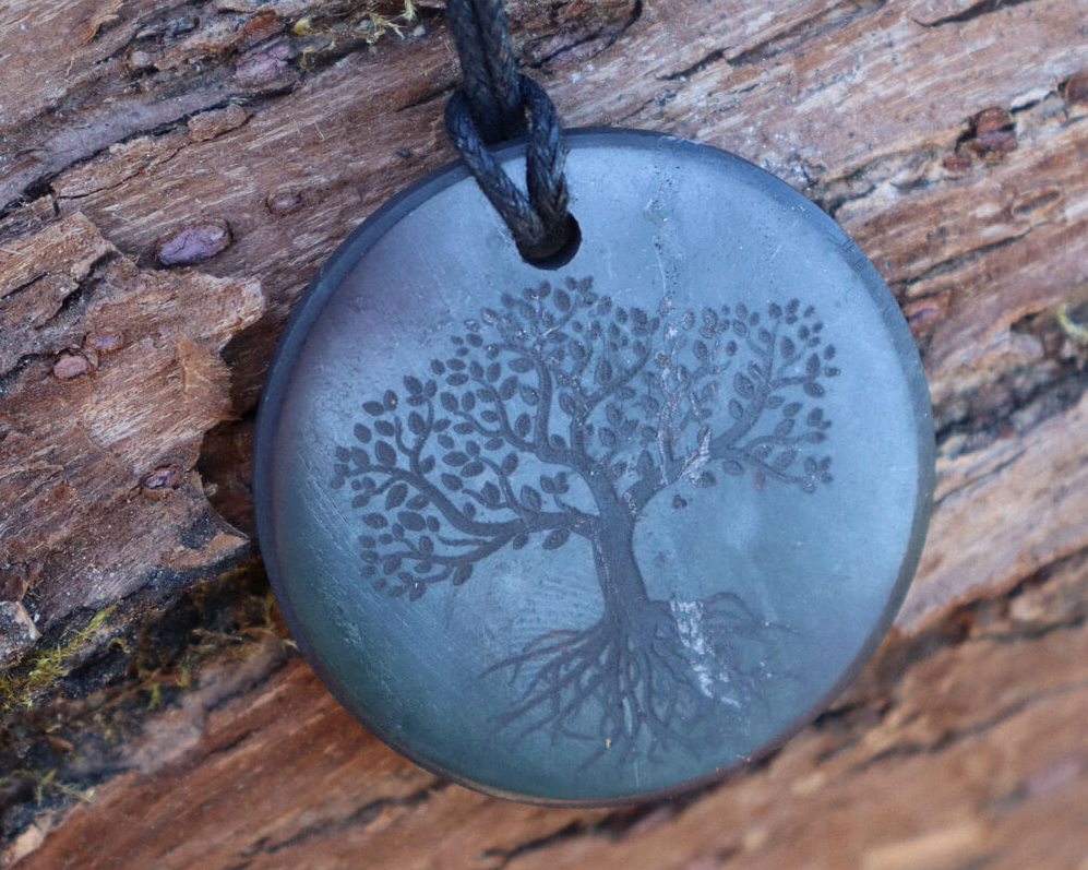 Shungite Tree Necklace | EMF Protection