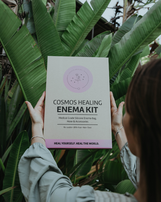 Cosmos Healing Premium Enema Kit | Medical Grade Silicone  | 2 Litre Bag, Hose & Accessories