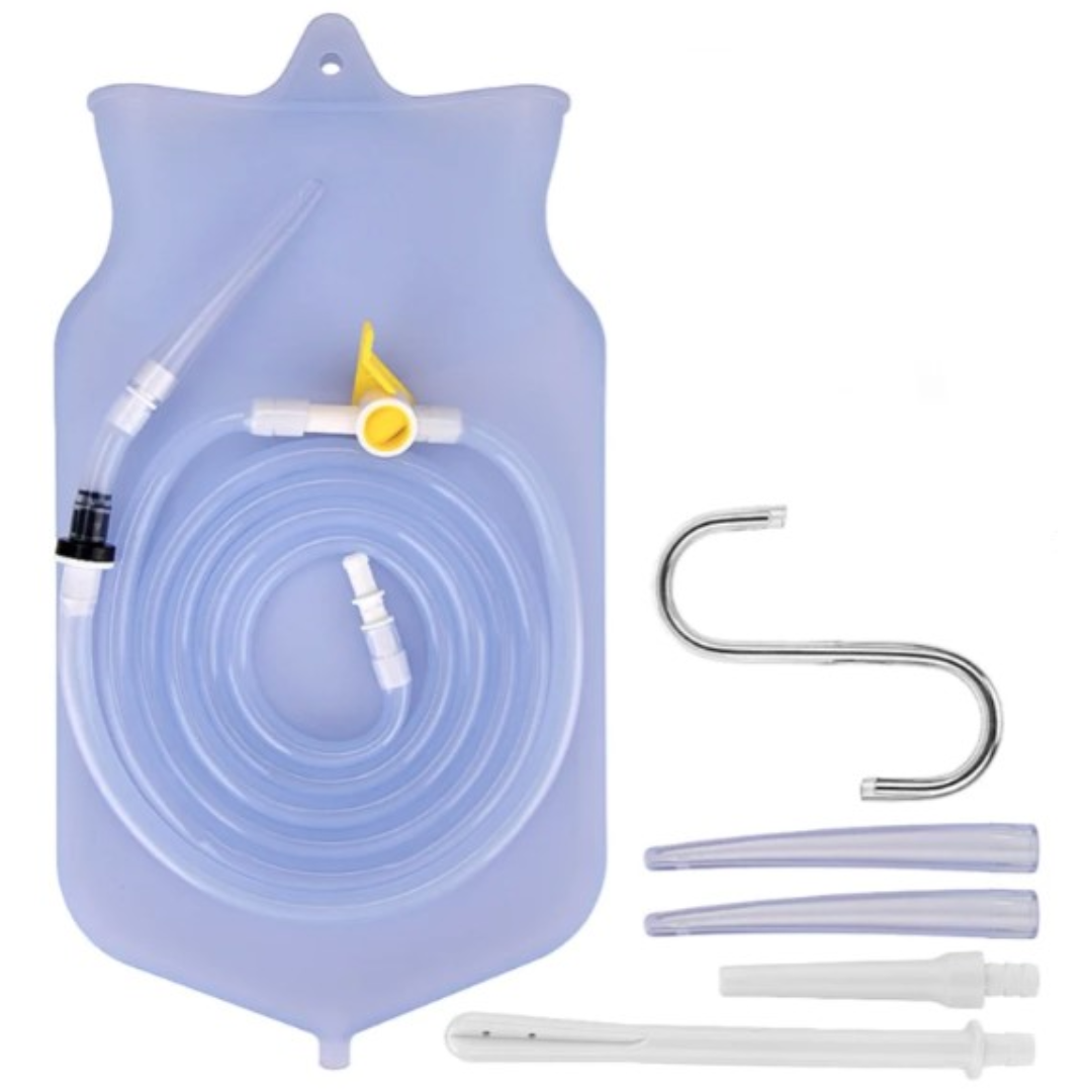 Cosmos Healing Enema Kit | Medical Grade Silicone  | 2 Litre