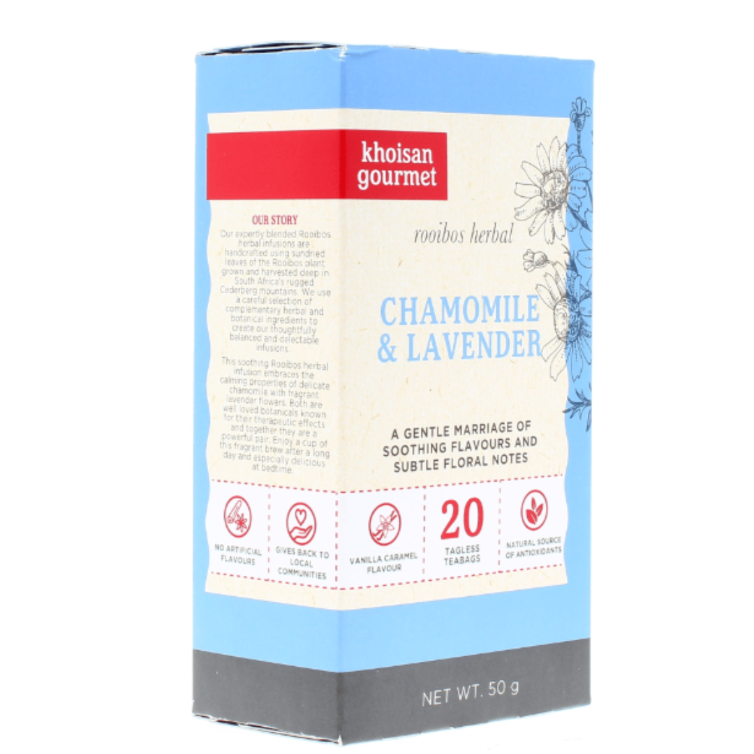 Khoisan Gourmet Chamomile & Lavender Tea - Cosmos Healing