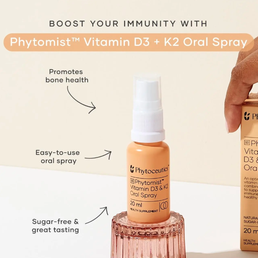 Phytoceutics  | Phytomist® Vitamin D3 + K2 Oral Spray