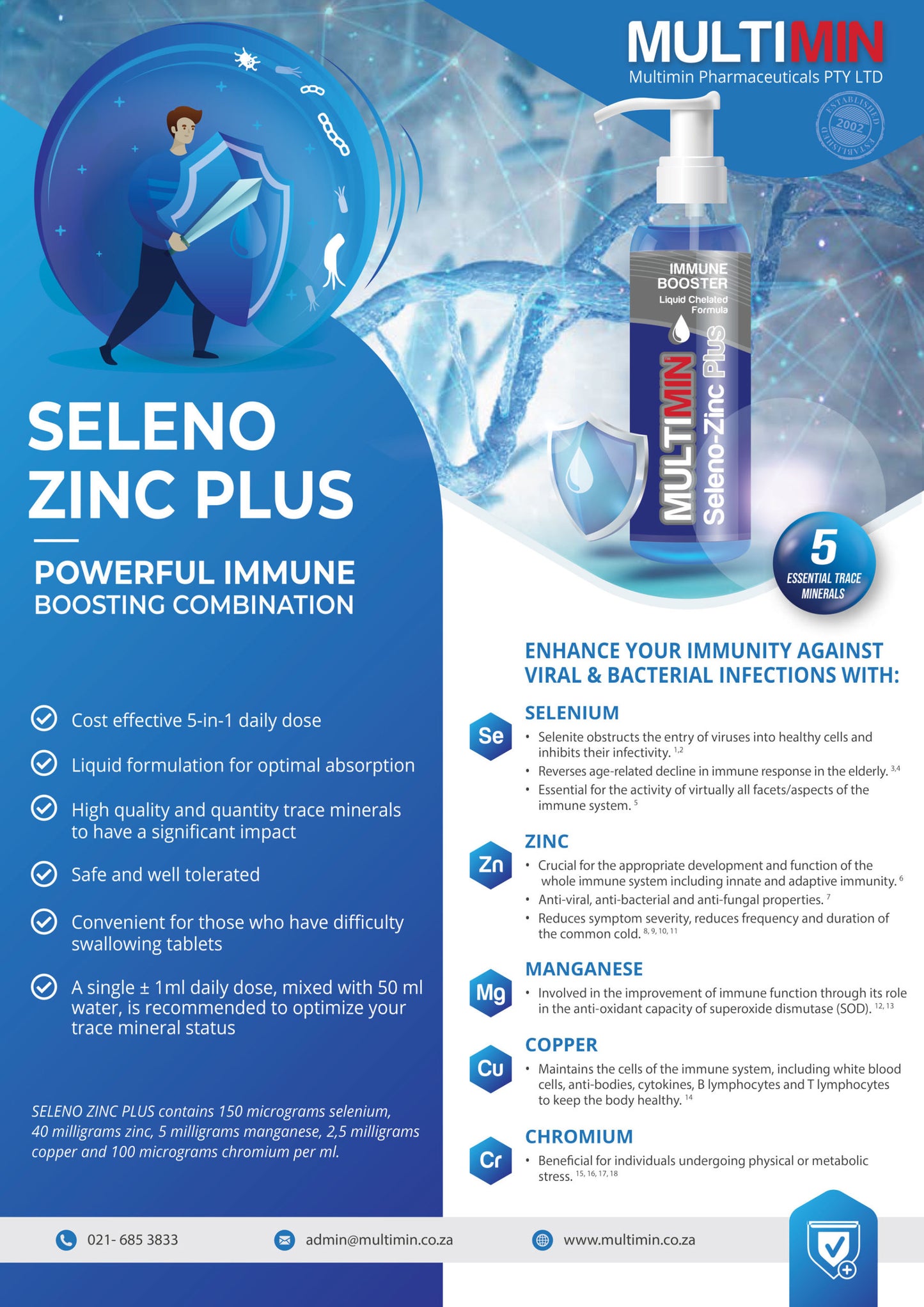 Multimin Seleno-Zinc Plus 130ml