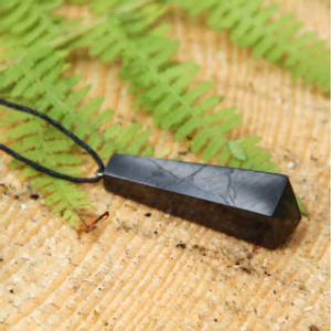 Karelian Shungite Pendant Necklace | EMF Protection - Cosmos Healing