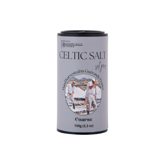 Essentially Young Celtic Sea Salt COARSE 150g Shaker