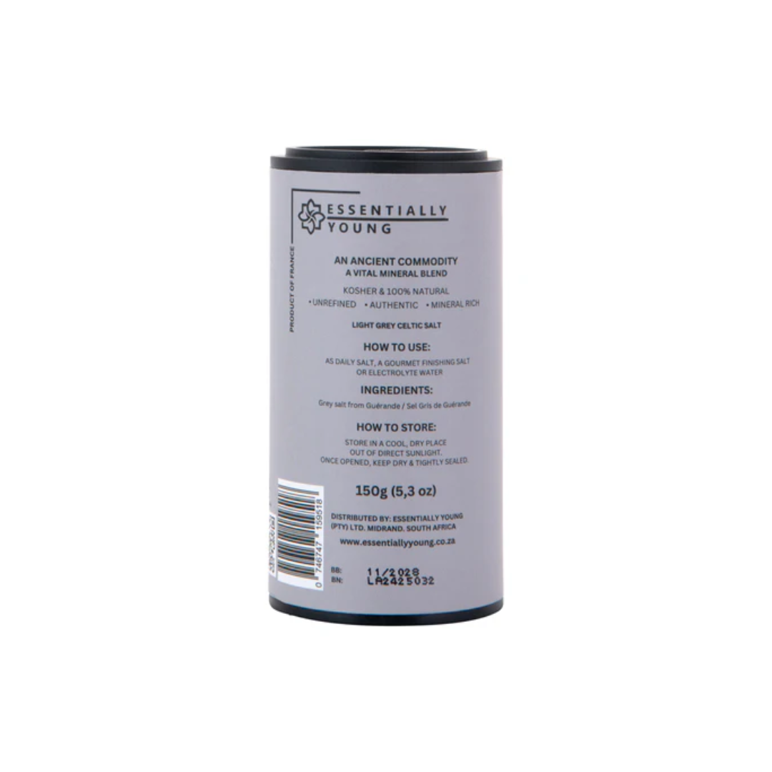 Essentially Young Celtic Sea Salt COARSE 150g Shaker